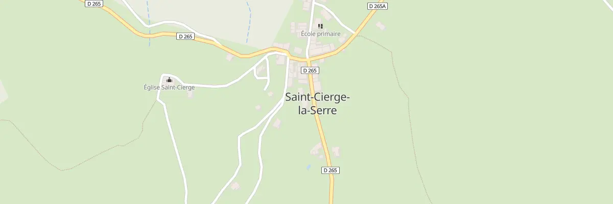 Plan du 5002 Saint-Cierge à Saint-Cierge-la-Serre