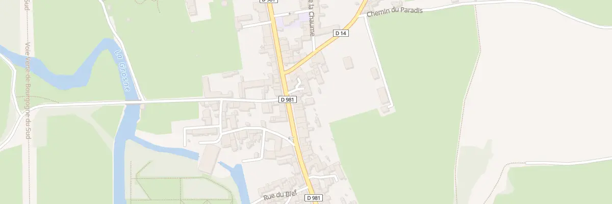 Plan du 80 Grande Rue à Cormatin