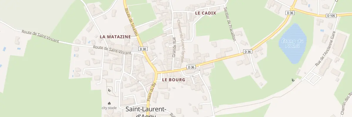 Plan du 5629 Grande Rue à Saint-Laurent-d’Agny