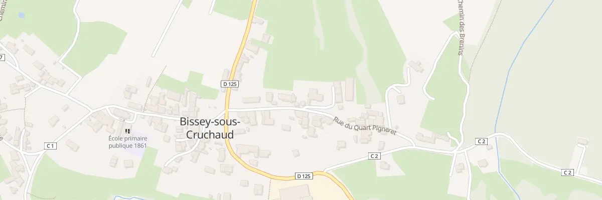 Plan du 9 Rue du Quart Pigneret à Bissey-sous-Cruchaud