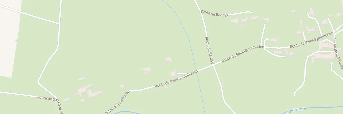 Plan du 993 Rte de Saint Symphorien à Chomérac