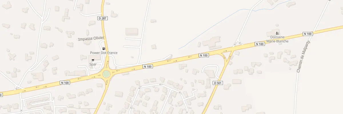 Plan du 1375 Rte N 100 à Saze