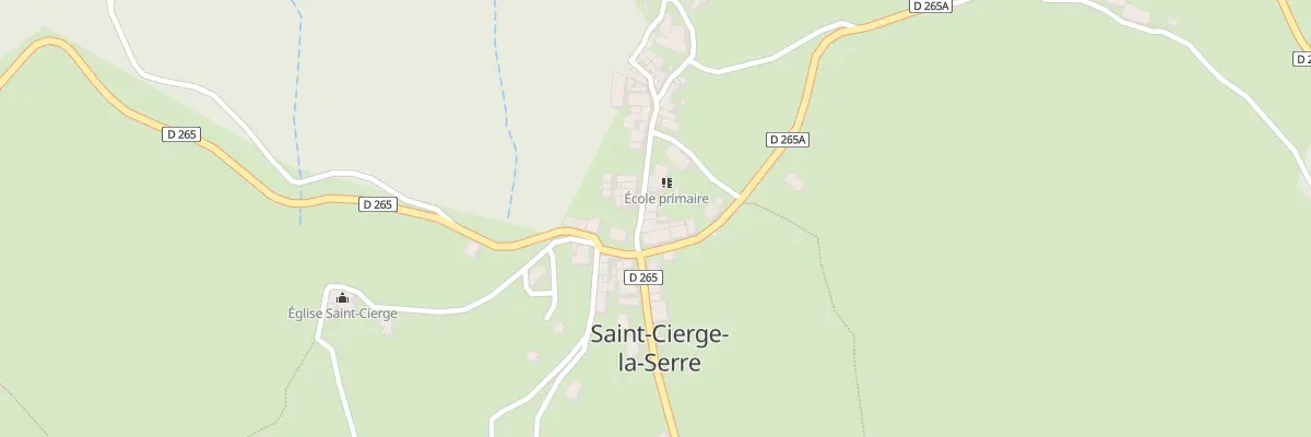 Plan du 5036 Saint Cierge à Saint-Cierge-la-Serre
