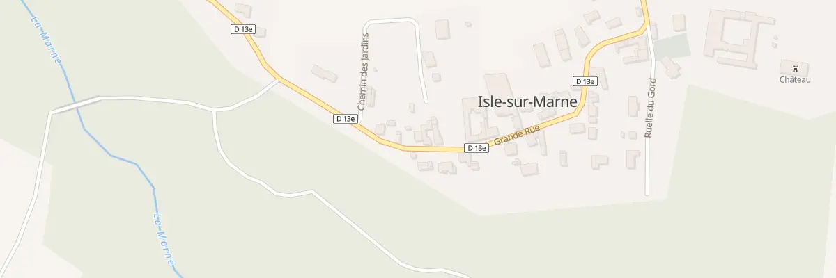 Plan du 35 Gr Grande Rue à Isle-sur-Marne