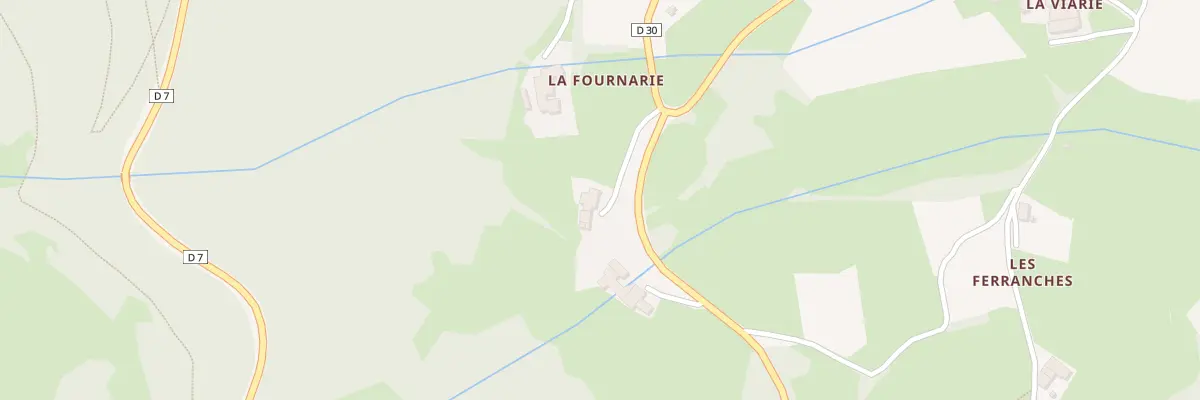 Plan du 3 La Fournarie à Chuyer