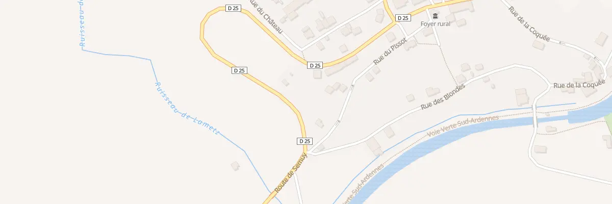 Plan du 4 Rue de Semuy à Neuville-Day