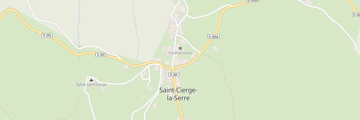 Plan du 5037 Saint-Cierge à Saint-Cierge-la-Serre