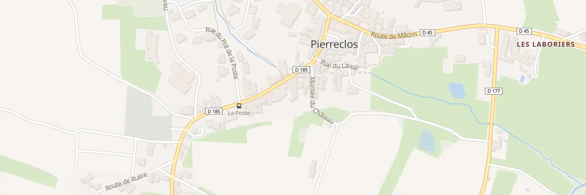 Plan du 145 Rte de Serrières à Pierreclos