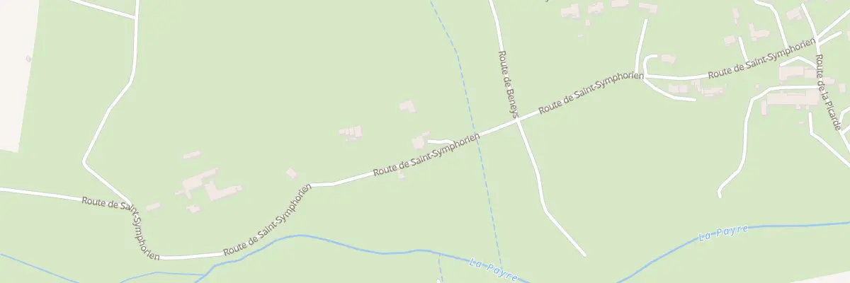 Plan du 981 Rte de Saint Symphorien à Chomérac