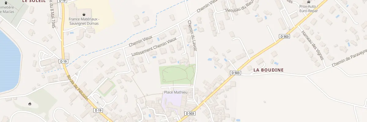Plan du 8 Lot du Chemin Vieux à Maclas