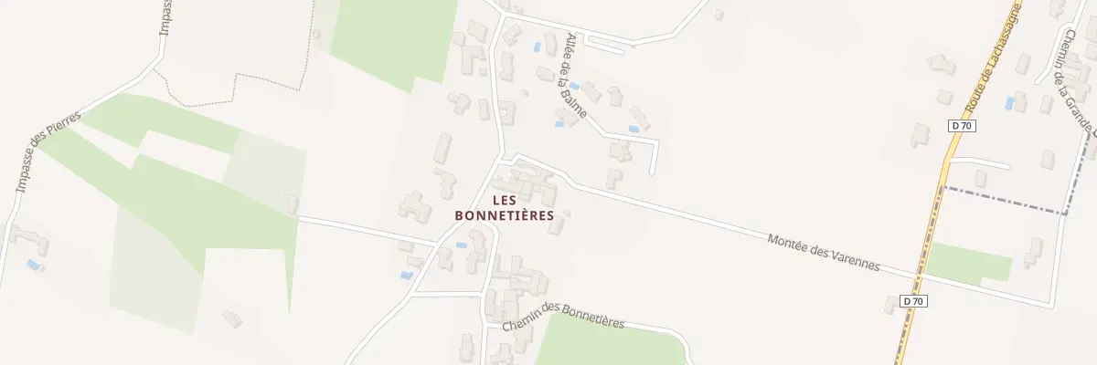 Plan du 68 Mte des Varennes à Pommiers