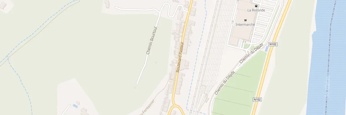 Plan du 72B Bd Pasteur au Teil