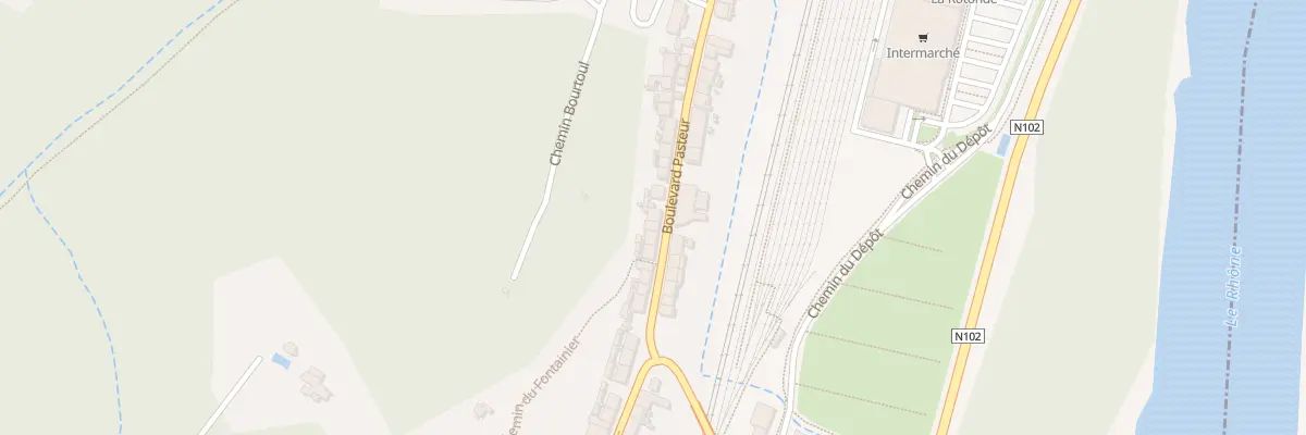 Plan du 78 Bd Pasteur au Teil