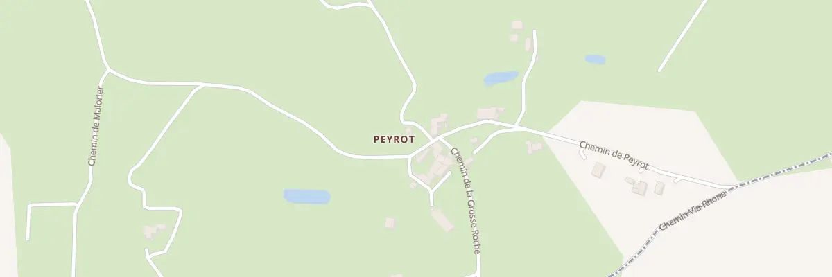 Plan du 390 Che de Peyrot à Quintenas