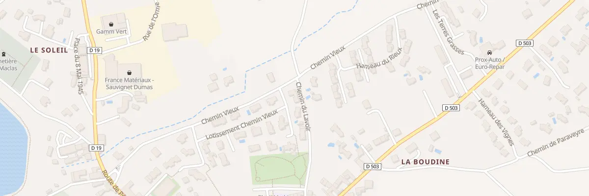 Plan du 5 Lot du Chemin Vieux à Maclas