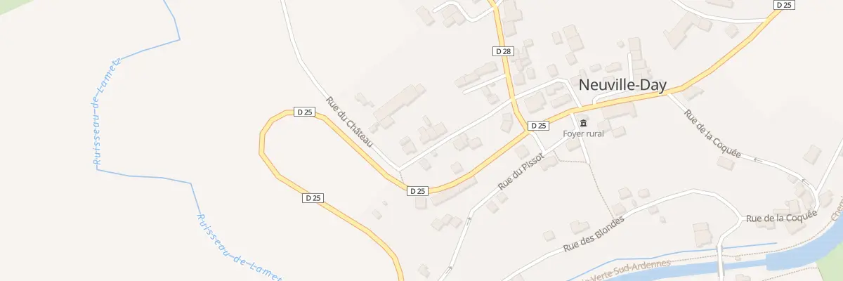 Plan du 5 Rue du Chateau à Neuville-Day