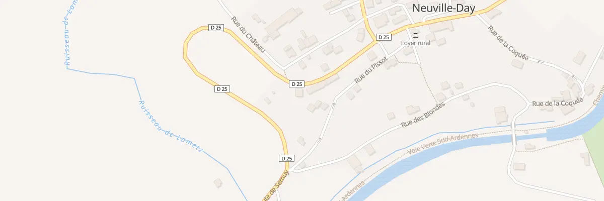 Plan du 6 Rue de Semuy à Neuville-Day