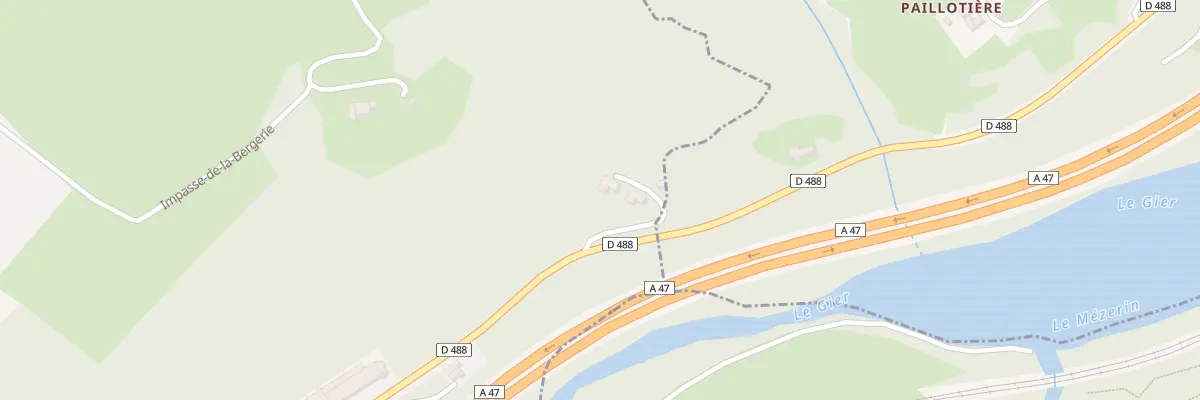 Plan du 2 Che de Saint-jean à Dargoire