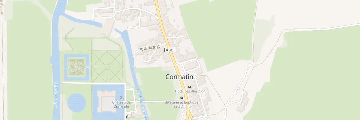 Plan du 28A Grande Rue à Cormatin