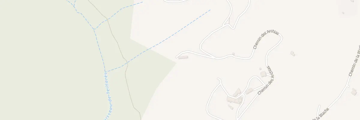 Plan du 490 Che des Archias à Rochemaure