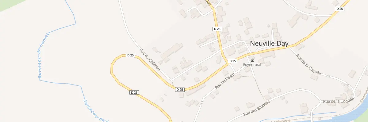 Plan du 3 Rue du Chateau à Neuville-Day