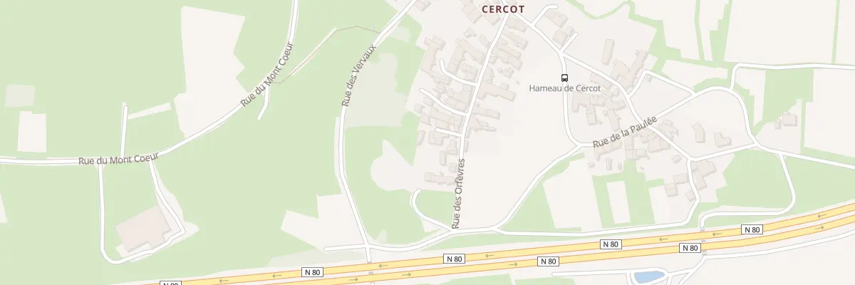 Plan du 5157 Cercot à Moroges