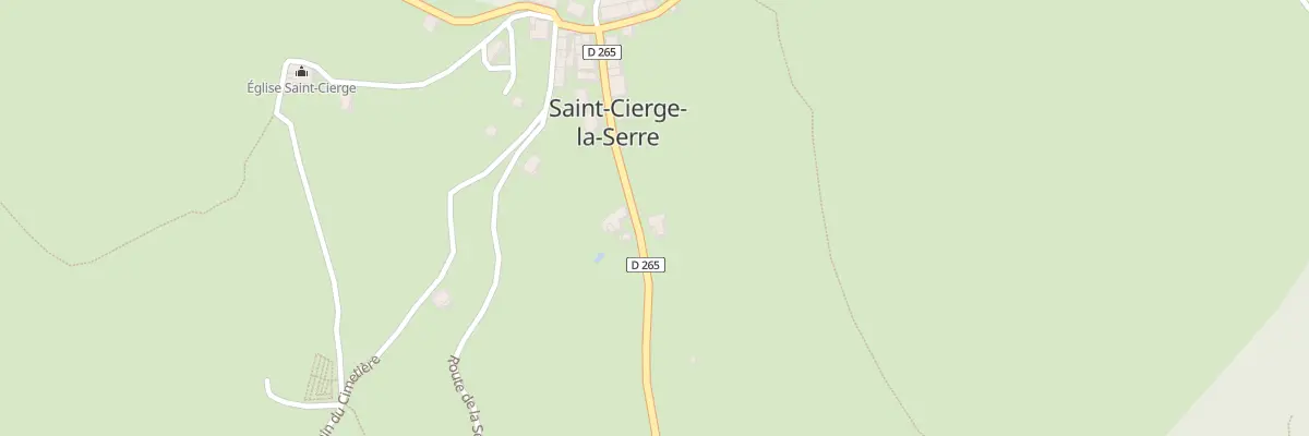 Plan du 5103 Serre de Combles à Saint-Cierge-la-Serre
