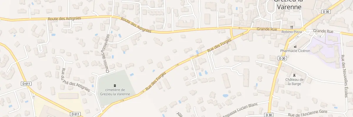 Plan du 4 Rue des Forges à Grézieu-la-Varenne