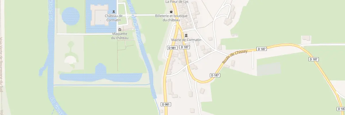 Plan du 5012 Rte de Cluny à Cormatin