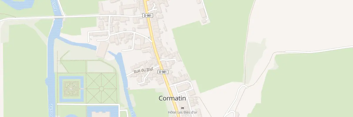 Plan du 46 Grande Rue à Cormatin