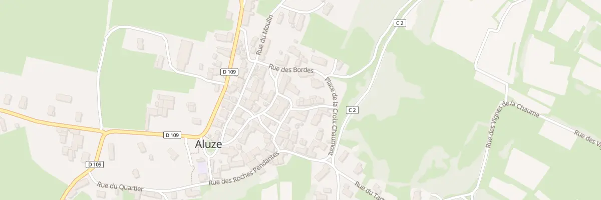 Plan du 1 Rue des Manouvriers à Aluze