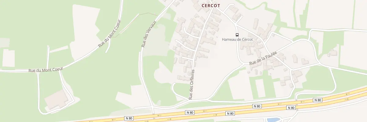 Plan du 5156A Cercot à Moroges