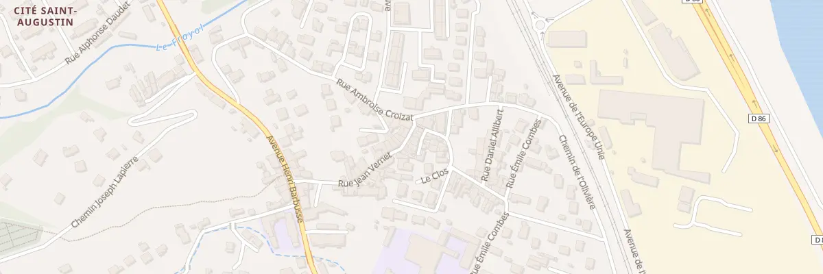 Plan du 3 Rue Jean Vernet au Teil