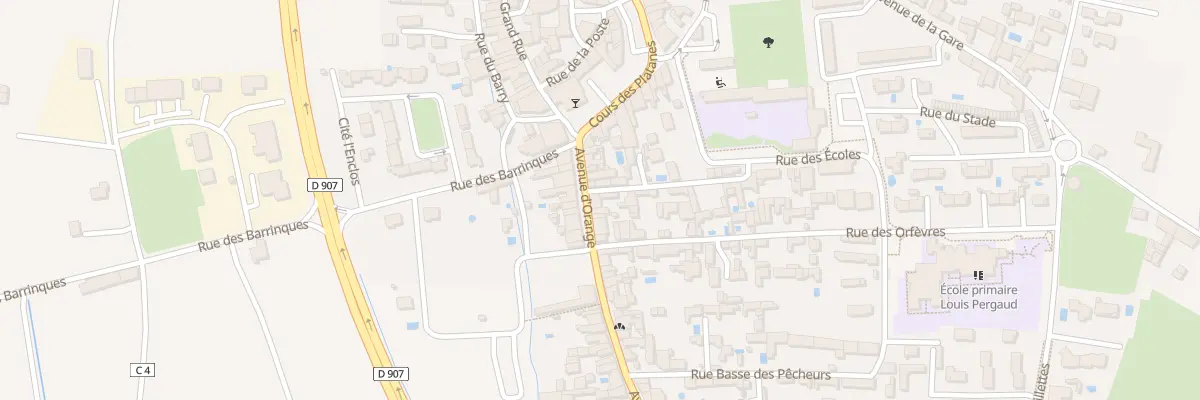 Plan du 11 Av d’Orange à Lapalud