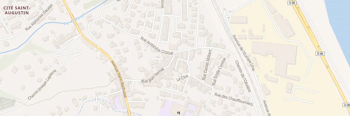 Plan du 1 Rue Jean Vernet au Teil