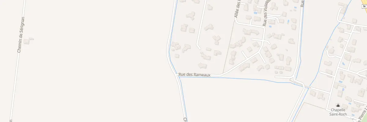 Plan du 9009 Che Saint Roch à Pierrelatte