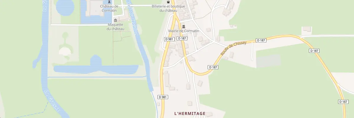 Plan du 5025 Rte de Chissey à Cormatin