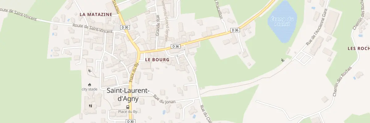Plan du 36 Rue de l’Eglise à Saint-Laurent-d’Agny