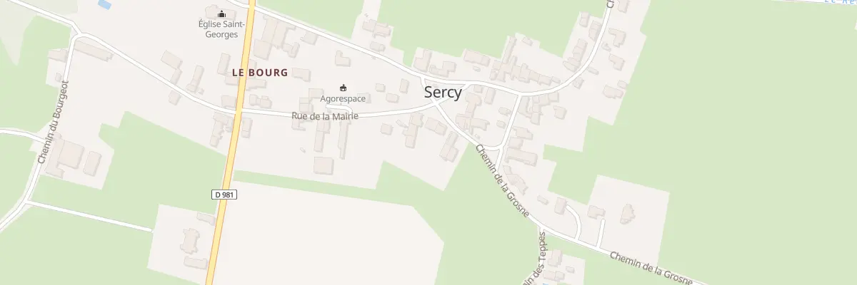 Plan du 8 Pl Jean-François Clervoy à Sercy