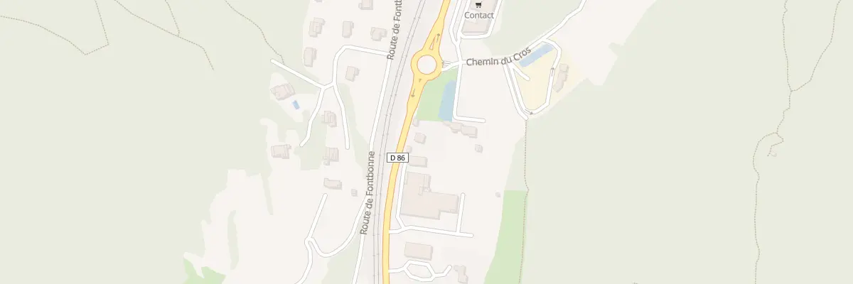 Plan du 335 Rte de Bourg Saint Andéol à Viviers
