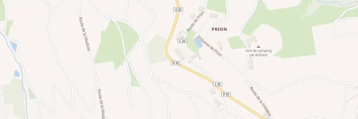 Plan du 135 Rte de Prion à Fleurie