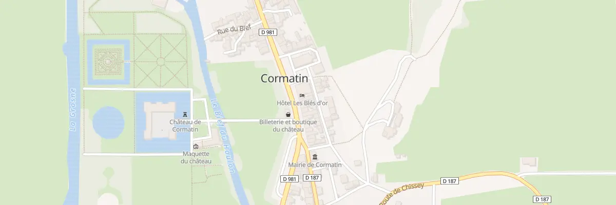 Plan du 24 Grande Rue à Cormatin