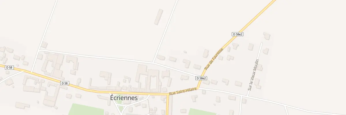 Plan du 6 Rue des Rosières à Écriennes