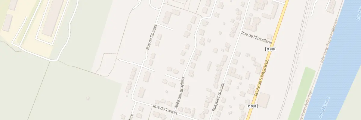 Plan du 125 All des Bruyeres à Fumay
