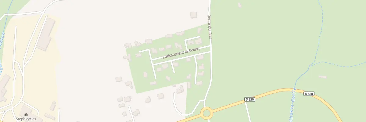 Plan du 5577 Rte du Golf à Saint-Clair