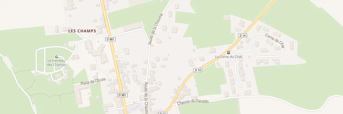 Plan du 18 Rte de la Chaume à Cormatin