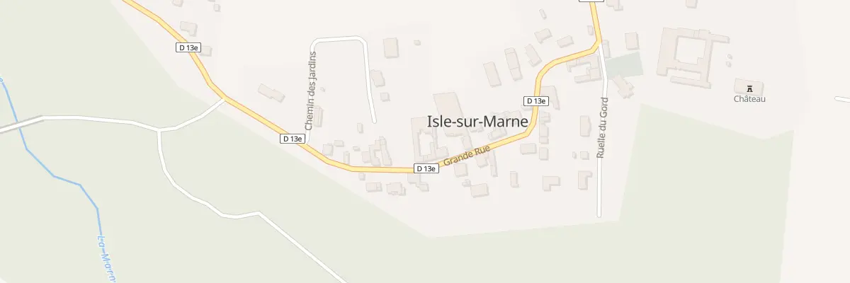 Plan du 27 Gr Grande Rue à Isle-sur-Marne
