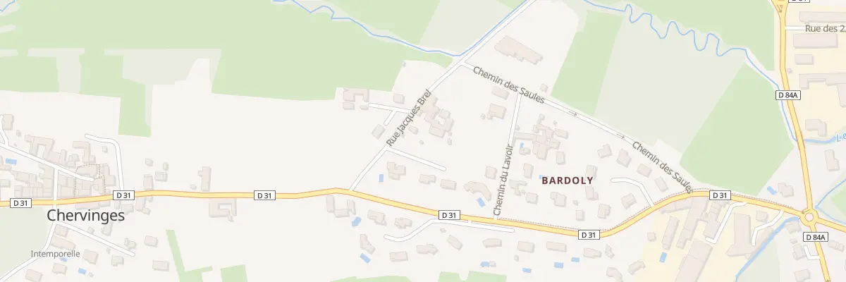 Plan du 247 Rue Jacques Brel à Gleizé