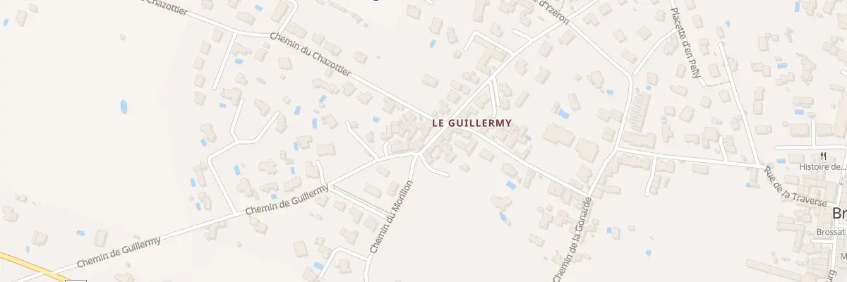 Plan du 44 Che du Guillermy à Brindas