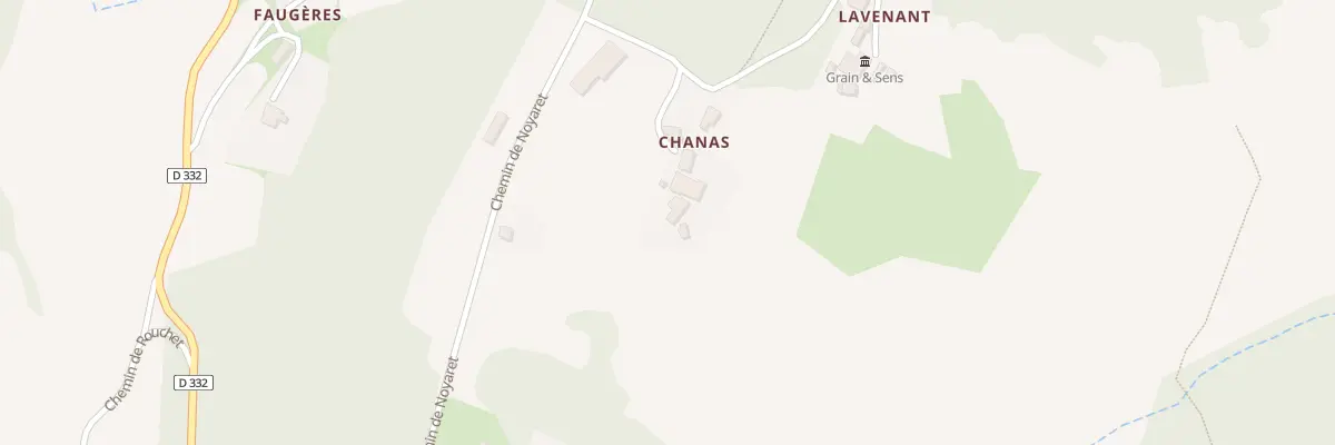 Plan du 5224 Chanas à Boffres
